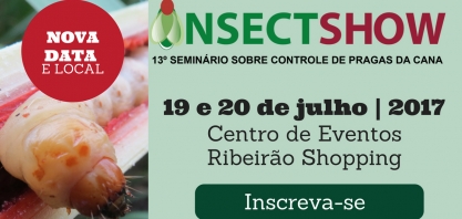 Altere em seu calendário: nova data e local do 13º INSECTSHOW