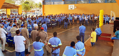 Atvos Realiza encerramento da Campanha de prevenção a depressão e suicídio em escola dos bombeiros em Nova Alvorada do Sul