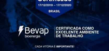 Bevap é certificada com selo GPTW