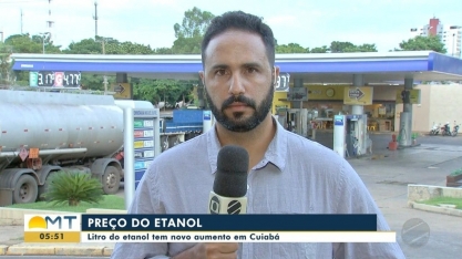 Litro do etanol tem novo aumento em Cuiabá