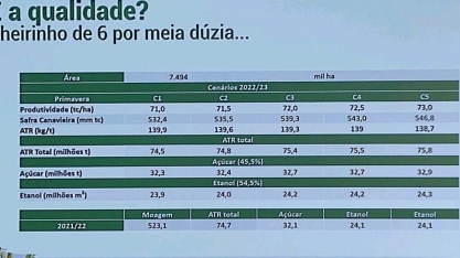 Estimativa da Canaplan da safra canavieira 2022/23 é que seja levemente maior que o ciclo anterior