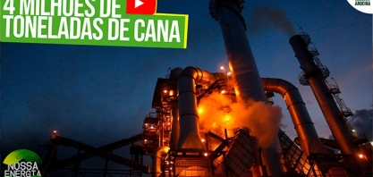 Bioenergética Aroeira deve atingir 4 milhões de toneladas de cana processadas na safra 2024/25