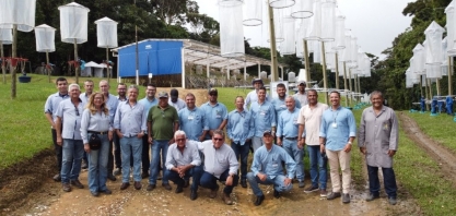 Colaboradores da Usina Caeté visitam estação de melhoramento genético da Ridesa