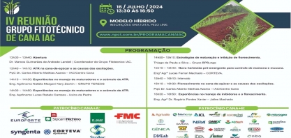 IV Reunião do Grupo Fitotécnico de Cana do IAC